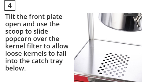How to make popcorn step 4